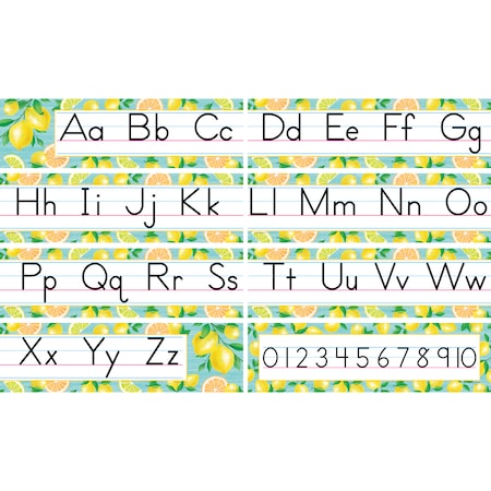 Teacher Created Resources Lemon Zest Traditional Printing Mini Bulletin Board Set TCR8487